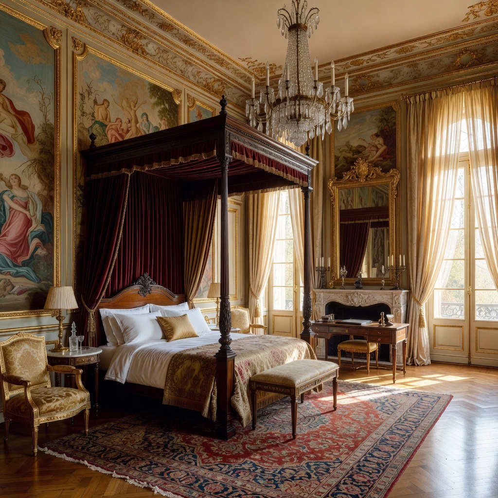 Hotel Villa Aurora luxury bedroom with classic decor