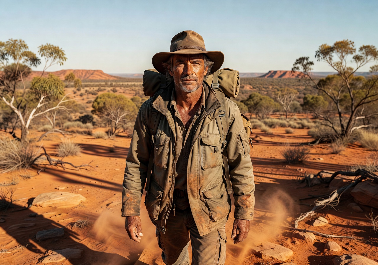 Portrait of James K, a solo explorer from Sydney